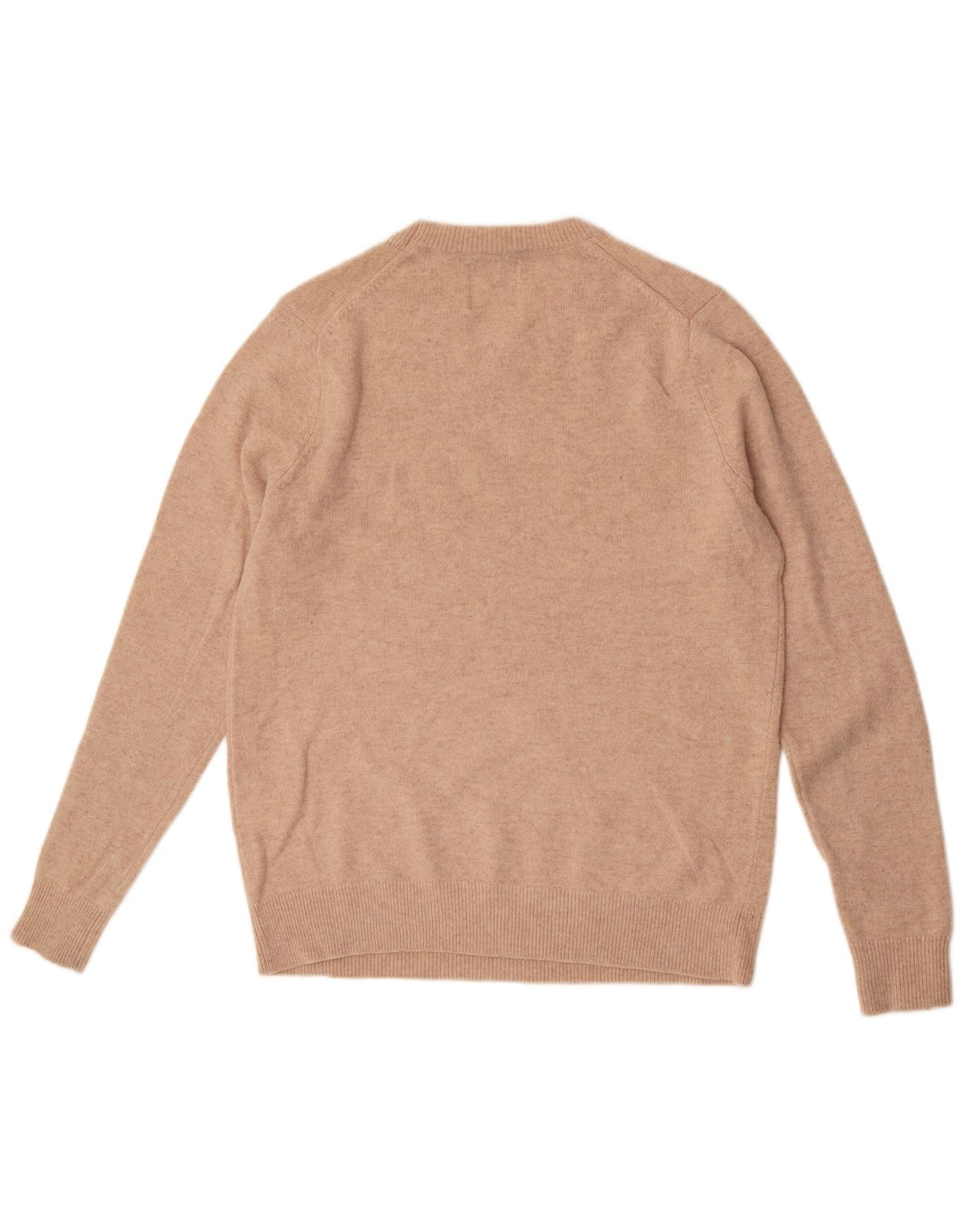Superdry Jersey De Cuello Redondo De Lana De Cordero Beige Medio Para Hombre