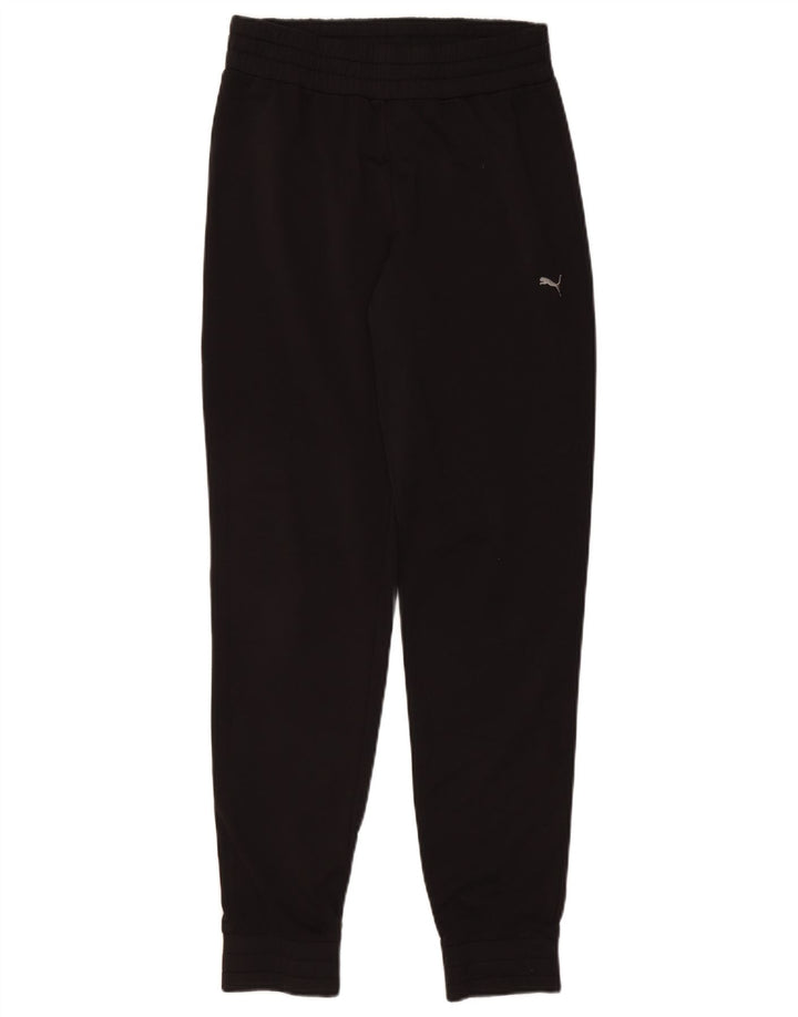 PUMA Pantalones de chándal para mujer Joggers UK 12 Medium Negro Poliéster