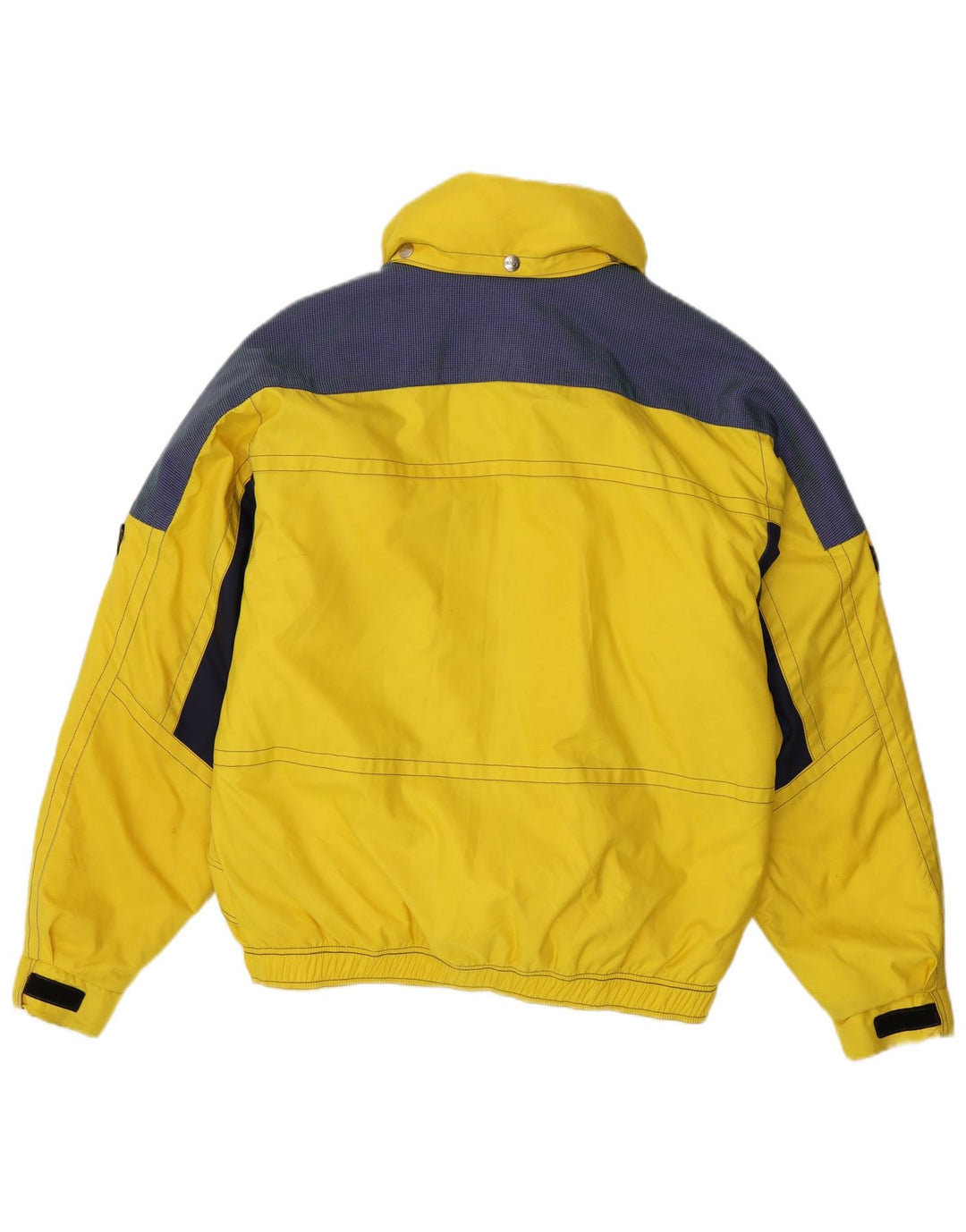 Dubin Chaqueta de esquí estampada para hombre IT 50 poliéster color block amarillo grande