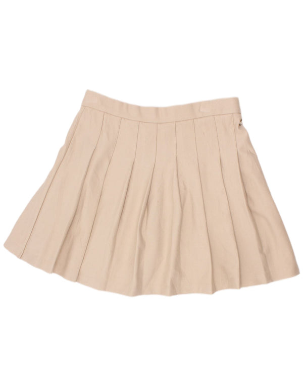 Zara Falda Plisada Cuchillo Niña 11-12 Años W24 Viscosa Beige