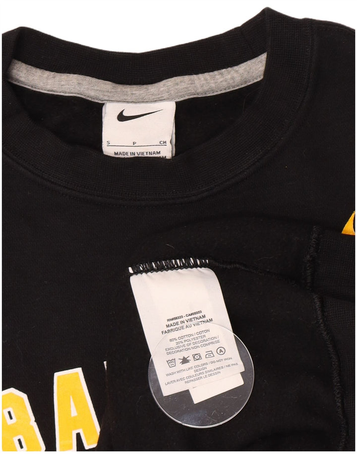 Nike Baylor Bears - Sudadera con gráfico para hombre, talla pequeña, algodón negro