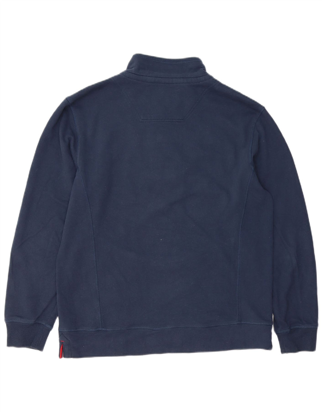 Sudadera Joules Hombre con cuello abotonado y jersey de algodón azul marino mediano