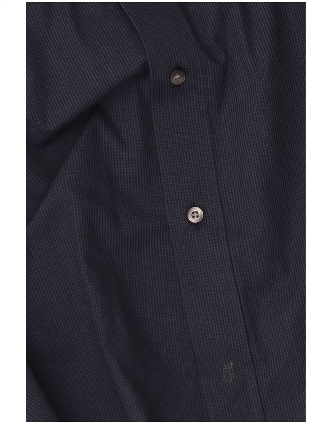 Camisa LACOSTE para hombre Talla 45 XL Algodón a cuadros azul marino