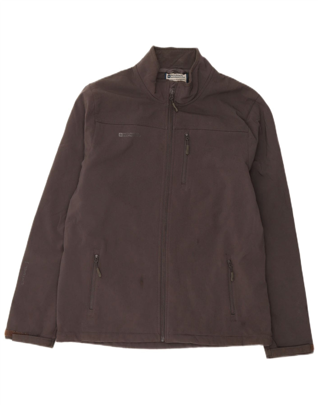 Chaqueta cortavientos para hombre Mountain Warehouse UK 40 Grande Poliéster gris