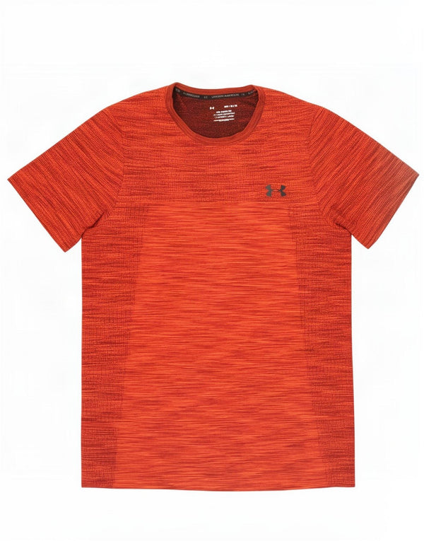 Camiseta Under Armour Hombre Top Medium Naranja Moteado