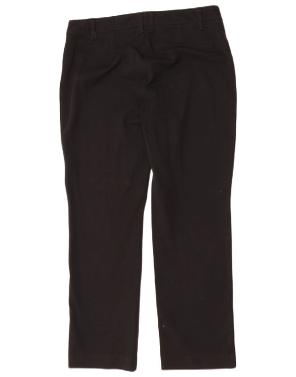 Monsoon Pantalones informales rectos para mujer UK 40 Medium W30 L28 Negro
