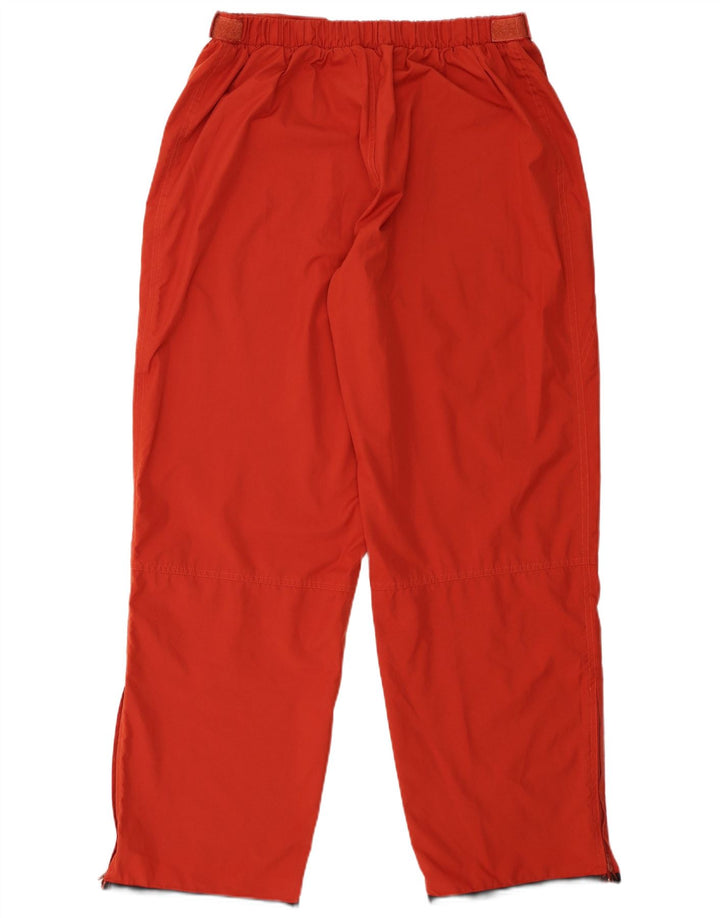Reebok Mens Cargo Cortavientos Pantalones Grande W34 L31 Naranja Poliéster