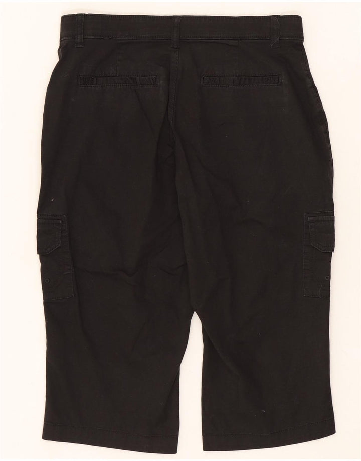 LEE Bermudas Cargo para Mujer US 6 Medium W30 Algodón Negro