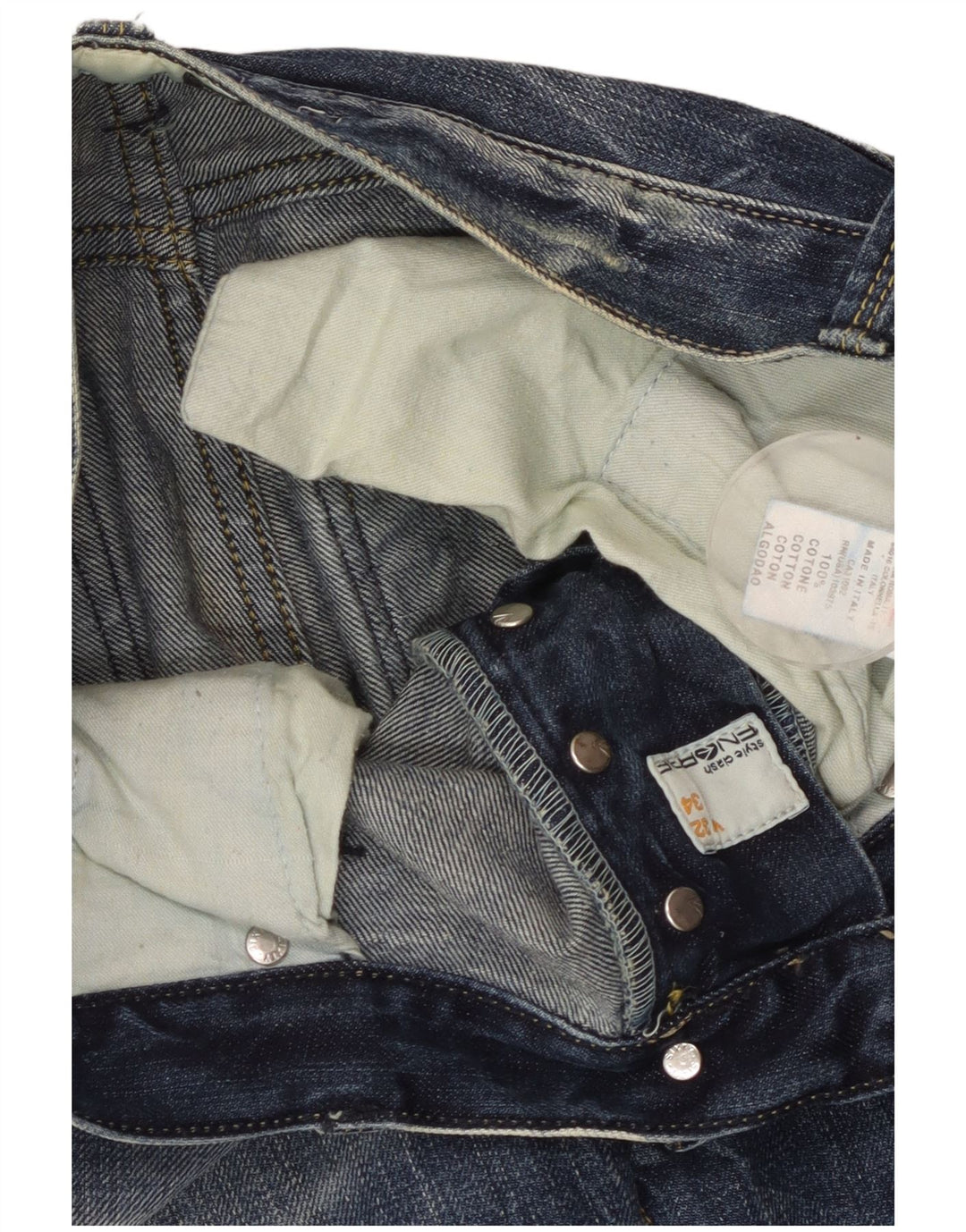 ENERGIE Vaqueros rectos para hombre W32 L34 Algodón azul