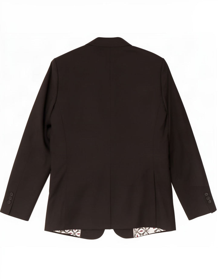 Ted Baker Chaqueta tipo blazer de 2 botones para hombre UK 42 XL Lana negra
