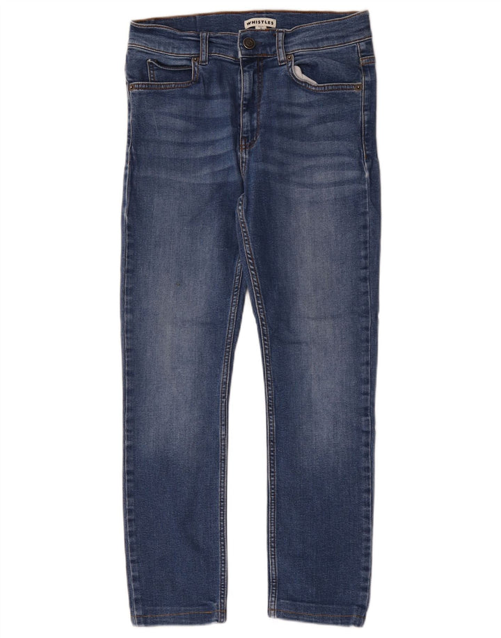 Vaqueros recortados para mujer Whistles W28 L24 Algodón azul