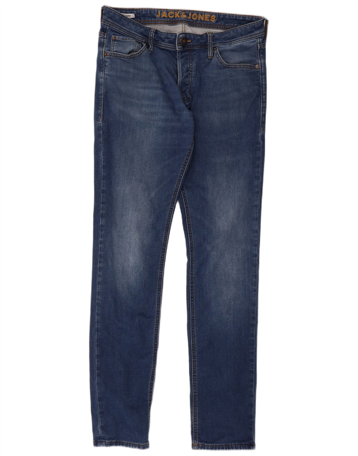 Jack & Jones Mujer GLENN Slim Jeans W34 L34 Algodón Azul