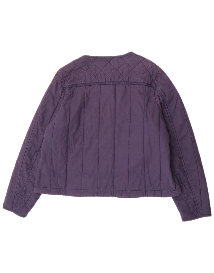 Chaqueta acolchada para mujer Fat Face UK 40 XL Algodón azul marino
