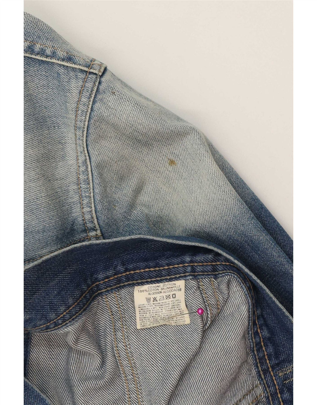 Diesel Chaqueta Vaquera Hombre UK 42 XL Algodón Azul
