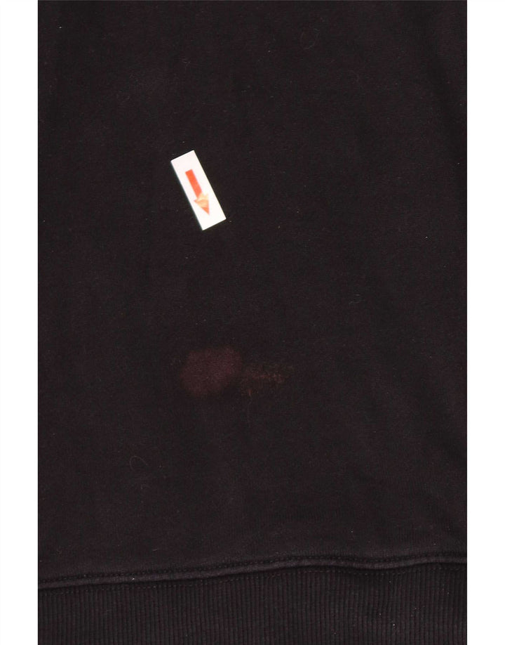 Adidas Mujer Sudadera Jumper UK 12/14 Mediano Negro Algodón