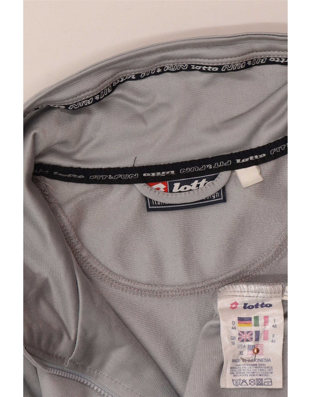 Lotto Chaqueta de chándal extragrande para mujer UK 46 Large Grey Colourblock