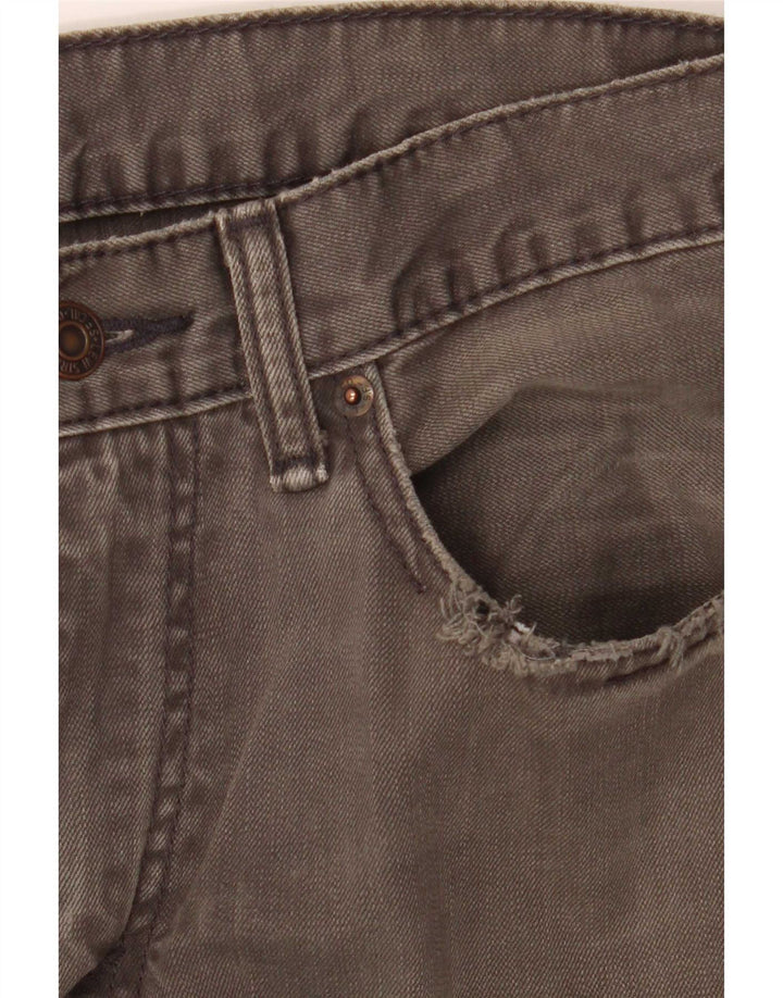 Levi's Jeans rectos 505 para hombre W32 L30 Algodón gris