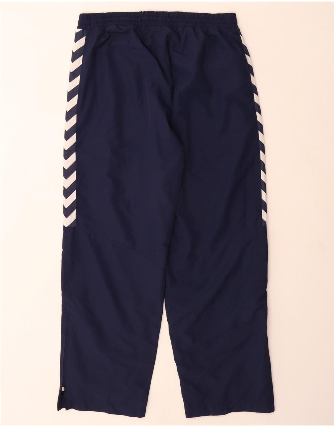 HUMMEL Pantalones de chándal con estampado gráfico para hombre Poliéster azul marino medio