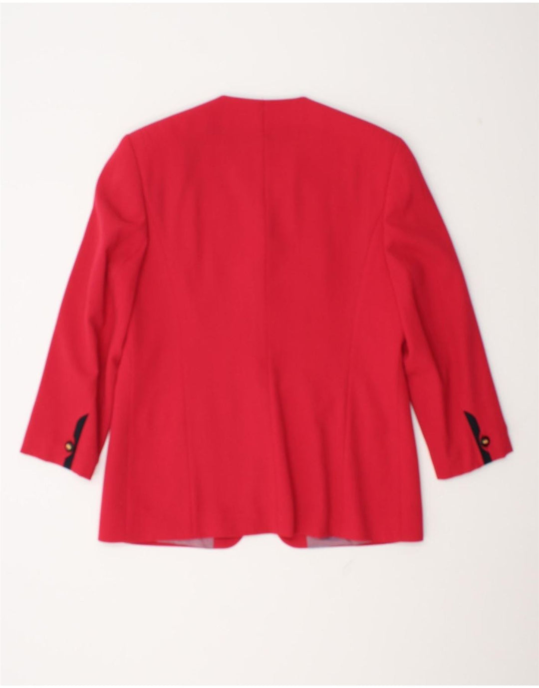Marcona Chaqueta Blazer de 4 Botones y Manga 3/4 para Mujer UK 20 2XL Poliéster Rojo