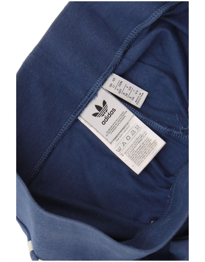 Leggings ADIDAS para mujer Reino Unido 12 Algodón azul marino mediano