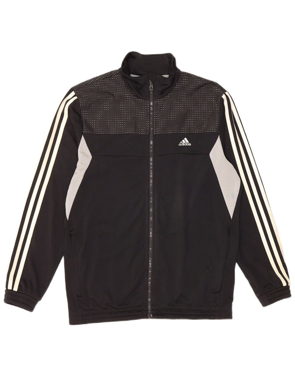 Adidas - Chaqueta de chándal para hombre, talla 38/40, color negro mediano