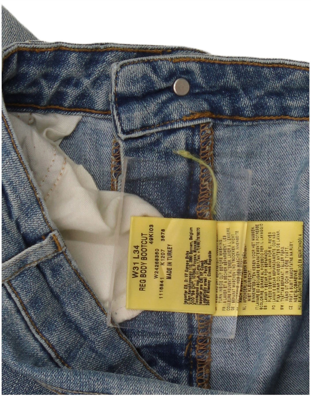 Vaqueros Ajustados Mujer Wrangler W31 L30 Algodón Azul