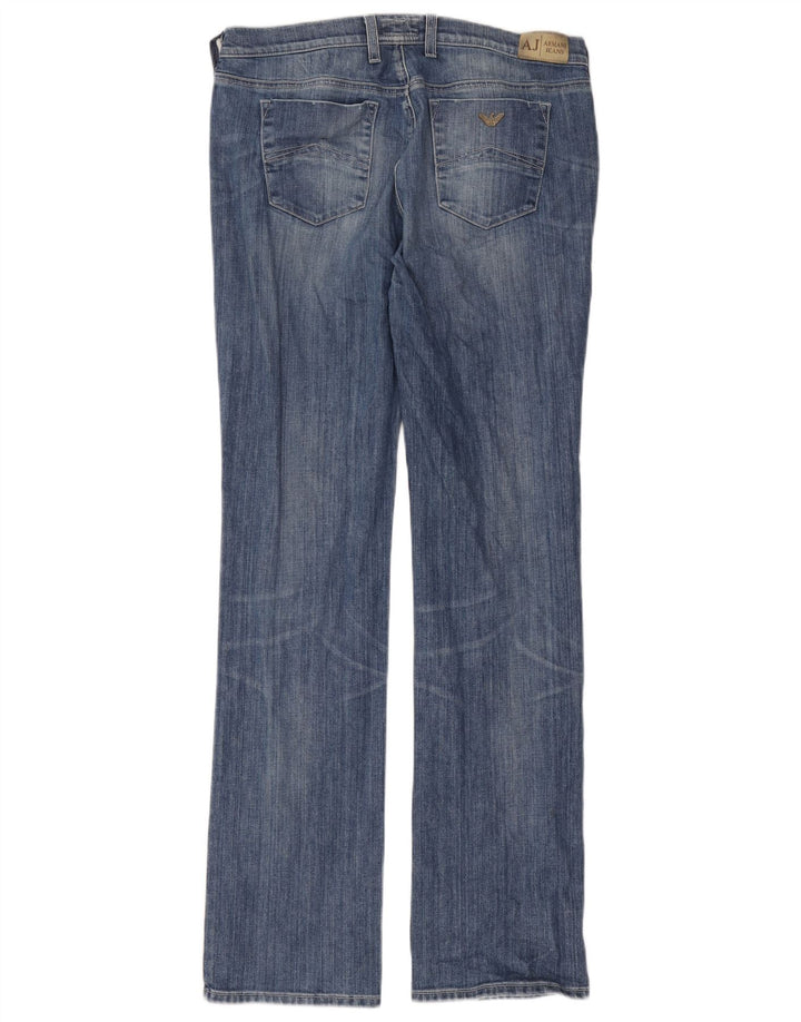 Vaqueros Armani Hombre Rectos W33 L35 Algodón Azul