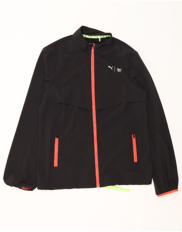 Puma Hombre Chándal Top Chaqueta Mediana Negro Poliéster