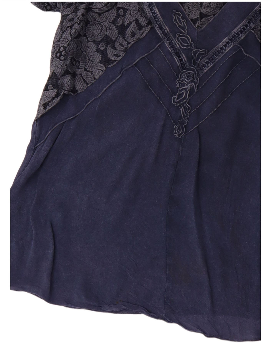 JOSEPHINE Blusa para Mujer Top UK 46 Grande Azul Floral