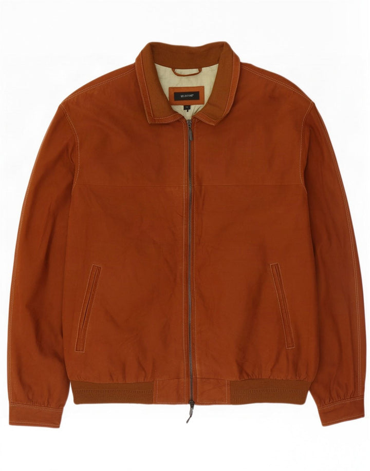 Milestone Chaqueta de cuero para hombre IT 52 XL Marrón