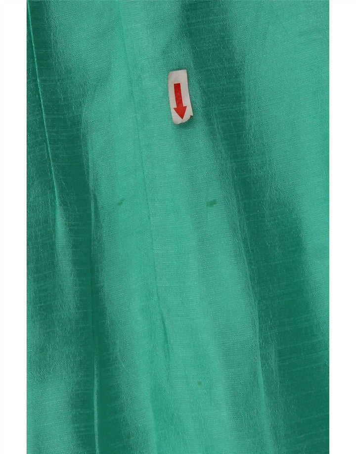 Vintage mujer Maxi vestido Reino Unido 8 pequeño verde