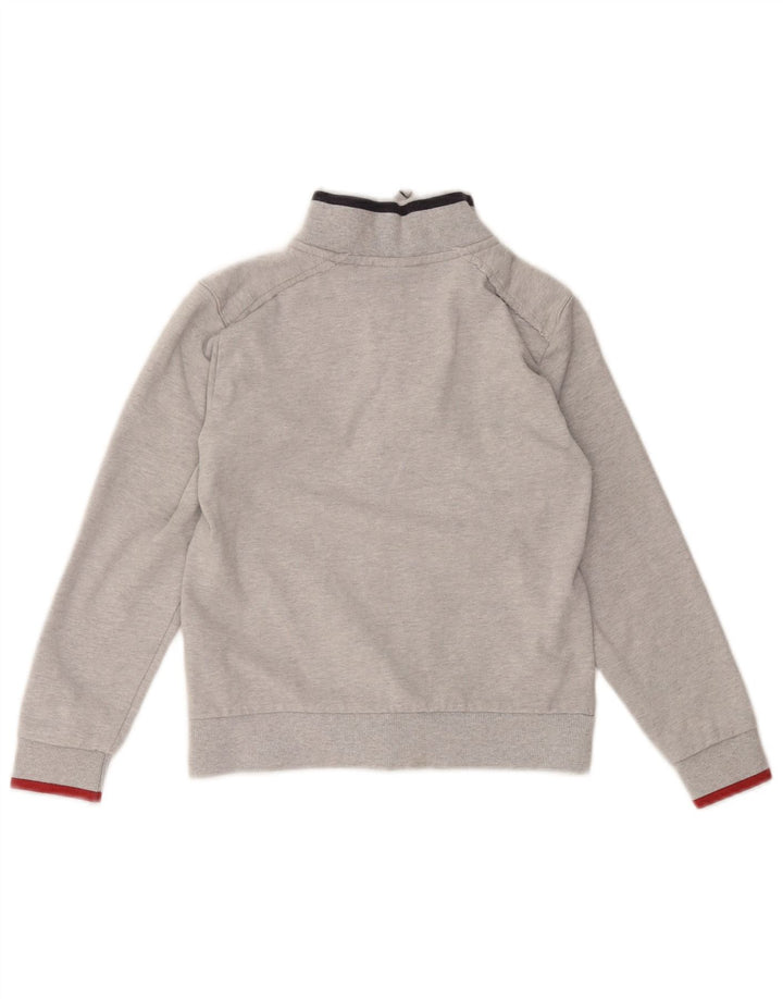 NAPAPIJRI Chaqueta superior de chándal con gráfico para niños 9-10 años Algodón gris