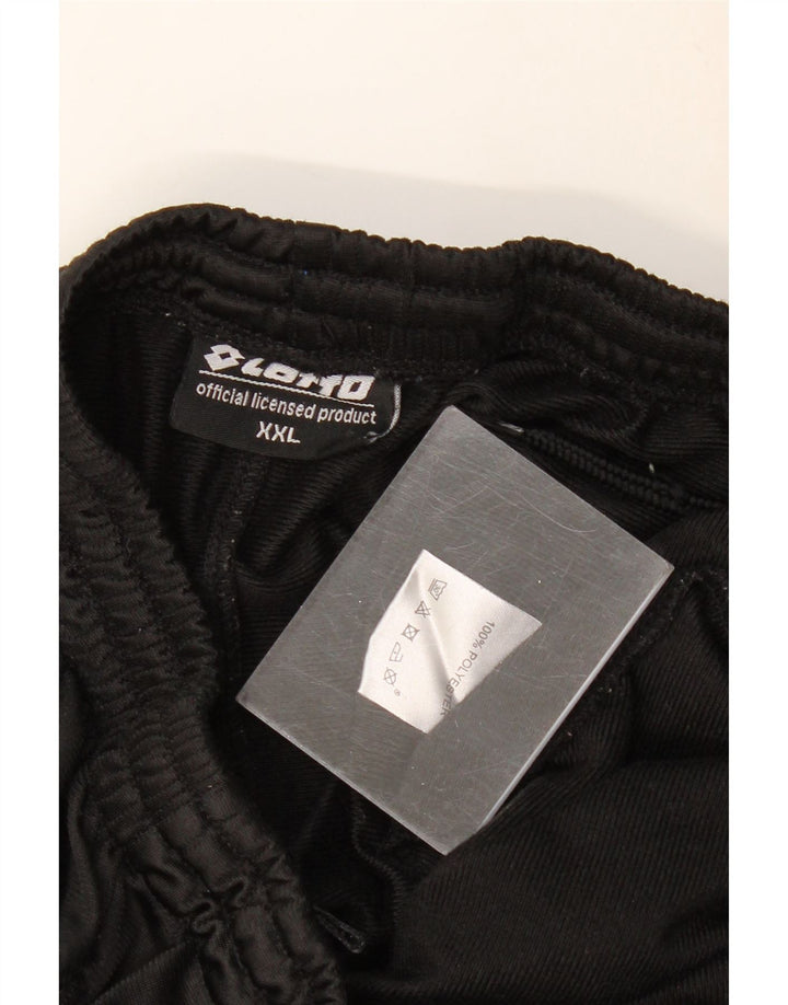 LOTTO Pantalón de chándal para hombre Joggers 2XL Negro Poliéster