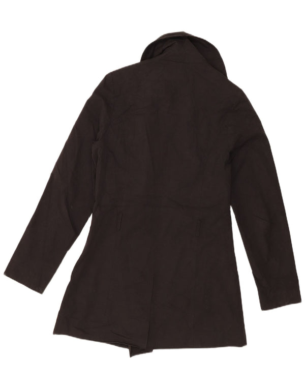 Billabong Abrigo de doble botonadura para mujer UK 10 Small Algodón negro