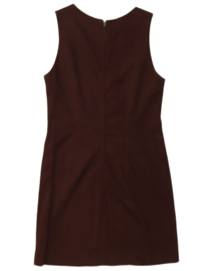 LORSAY Womens Sleeveless Sheath Dress EU 40 Medium Brown Viscose