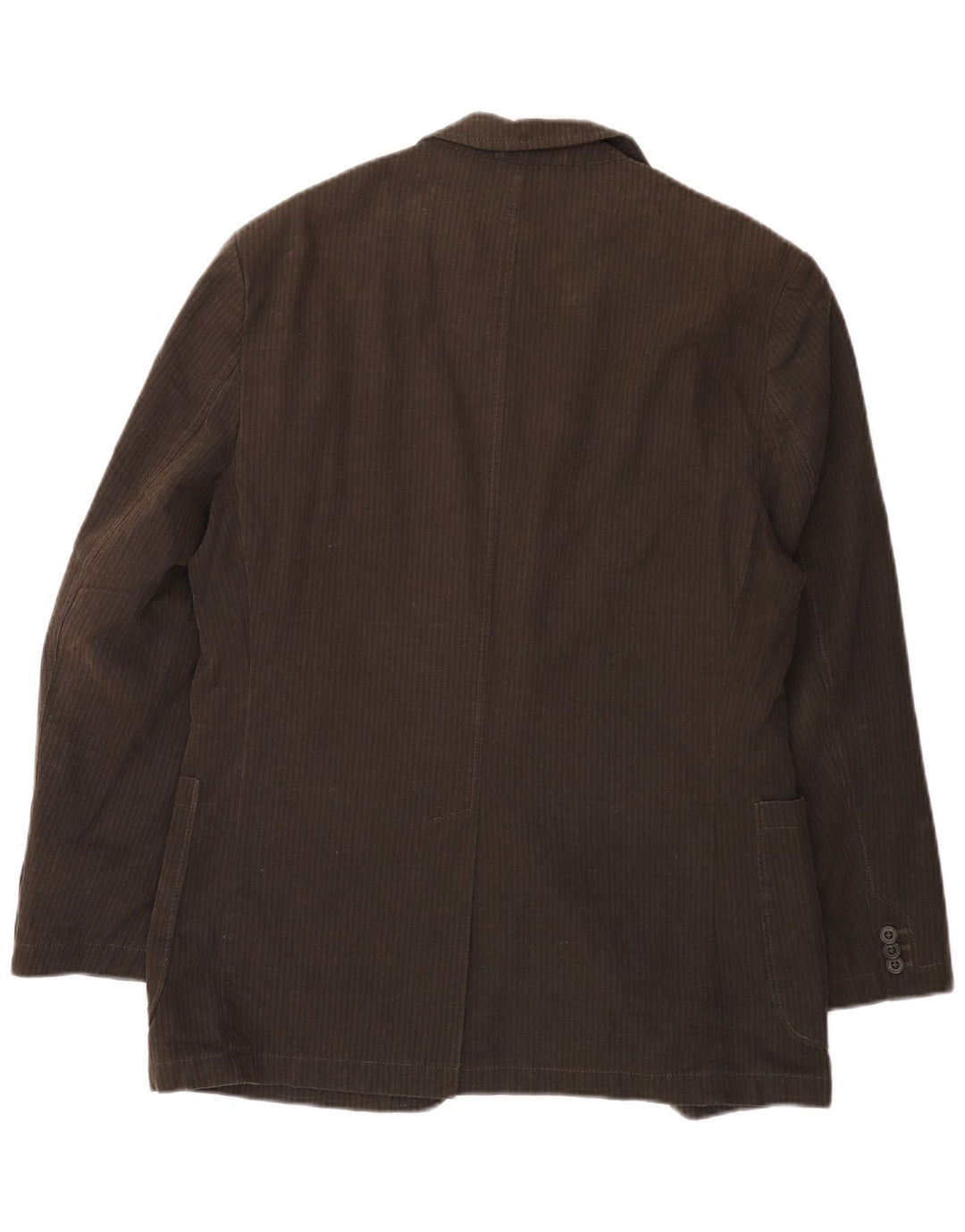 Marks & Spencer Chaqueta tipo blazer de 2 botones para hombre UK 38 Marrón medio Rayas diplomáticas