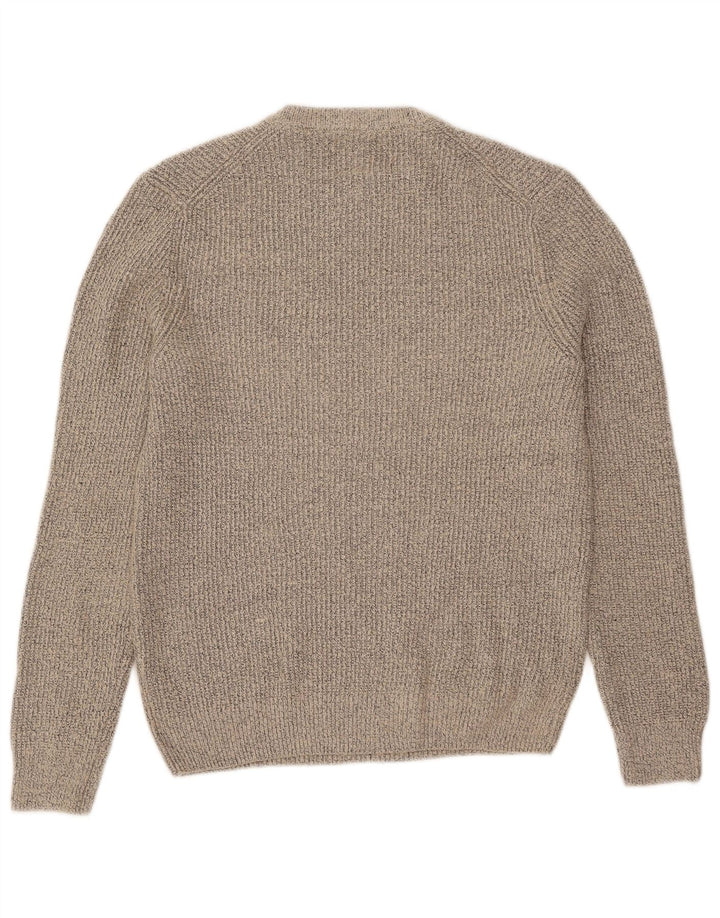 Marks & Spencer Jersey de cuello redondo para hombre con moteado beige medio