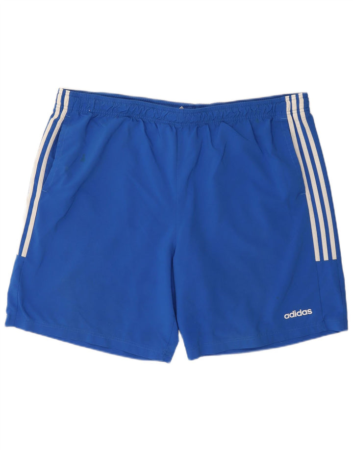 Pantalones cortos deportivos ADIDAS para hombre 2XL Poliéster azul