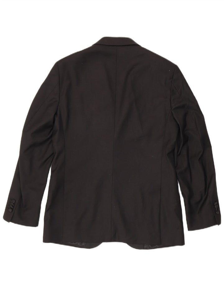 Gutteridge Chaqueta tipo blazer con 1 botón para hombre IT 48 Lana negra mediana