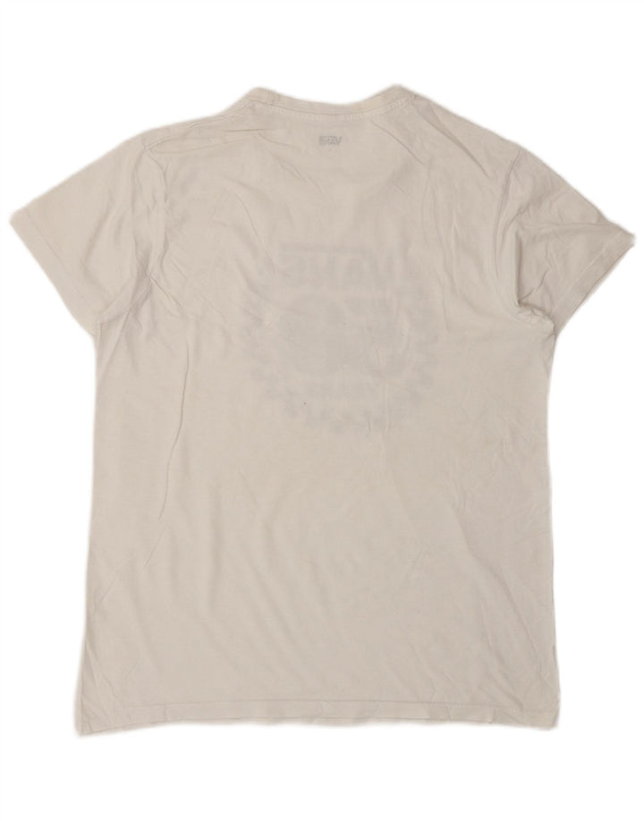 Vans Hombre Camiseta Gráfica Top Small Blanco