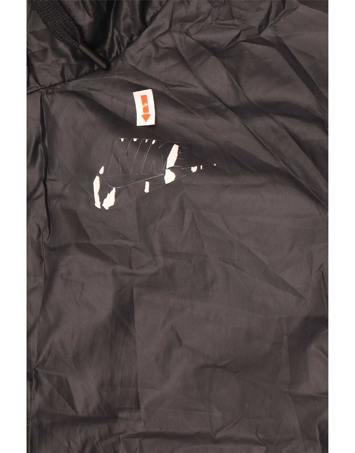 Nike - Chaqueta acolchada reversible con capucha para mujer, talla 40, color negro