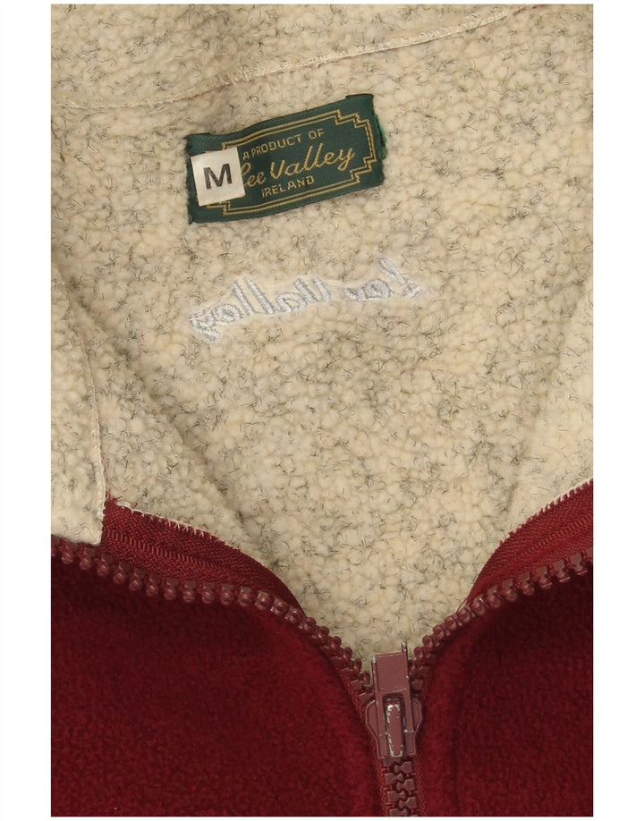 Lee Valley Chaqueta Polar Suelta para Hombre UK 38 Medium Borgoña