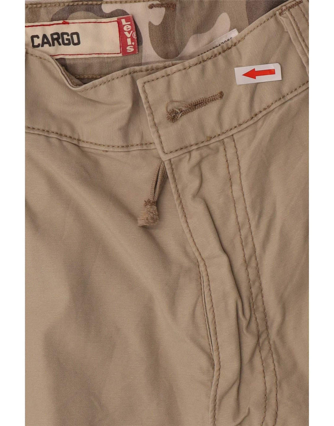 Levi's Mens Cargo Shorts Medium W32 Algodón Caqui