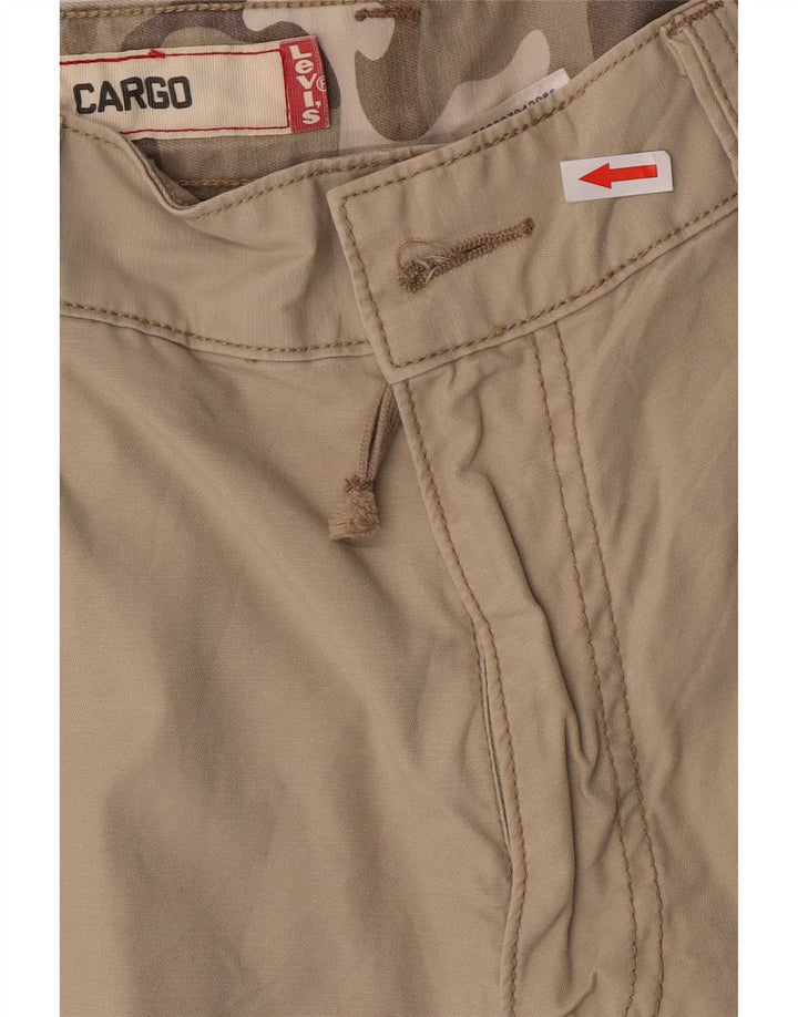 Levi's Mens Cargo Shorts Medium W32 Algodón Caqui