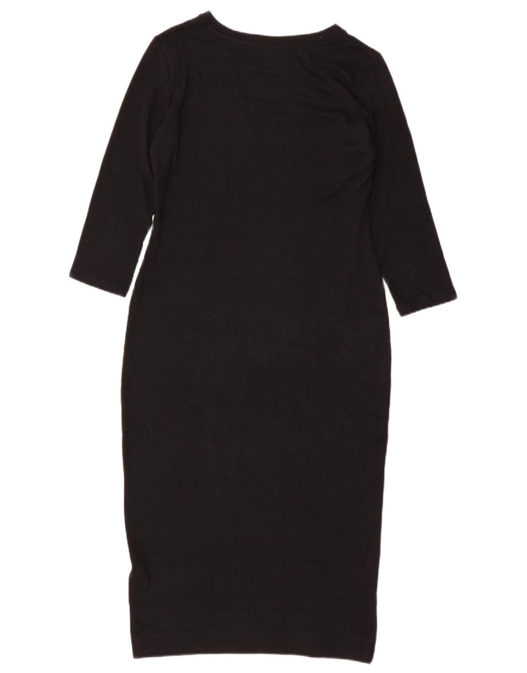 MARKS & SPENCER Vestido tubo de manga 3/4 para mujer UK 40 Pequeño Poliéster negro