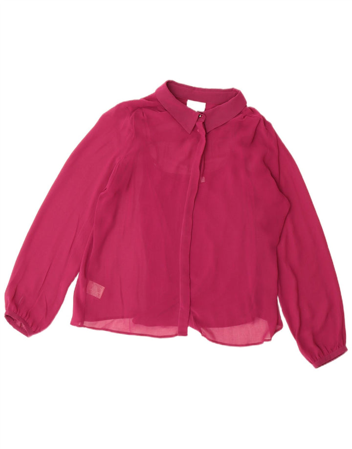 Laura Ashley Blusa para mujer UK 44 Poliéster rosa grande