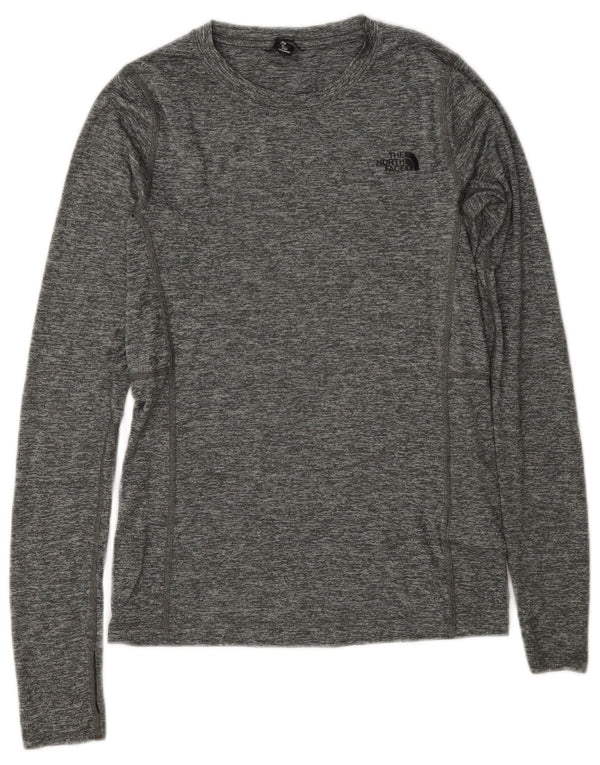 The North Face Camiseta de manga larga para mujer UK 6 XS Poliéster moteado gris