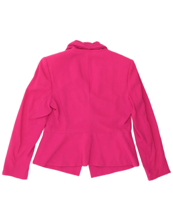 Chaqueta tipo blazer para mujer Elegance UK 44 Lana rosa mediana