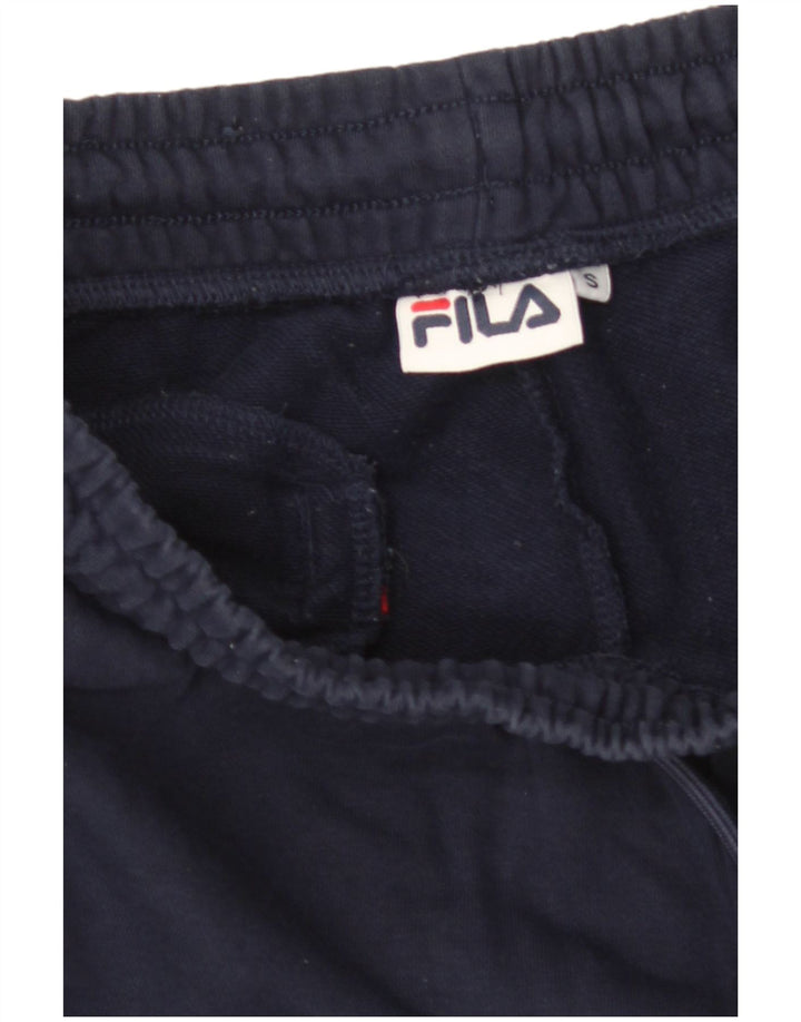 Fila Hombre Pantalones De Chándal Gráfico Joggers Small Azul Marino