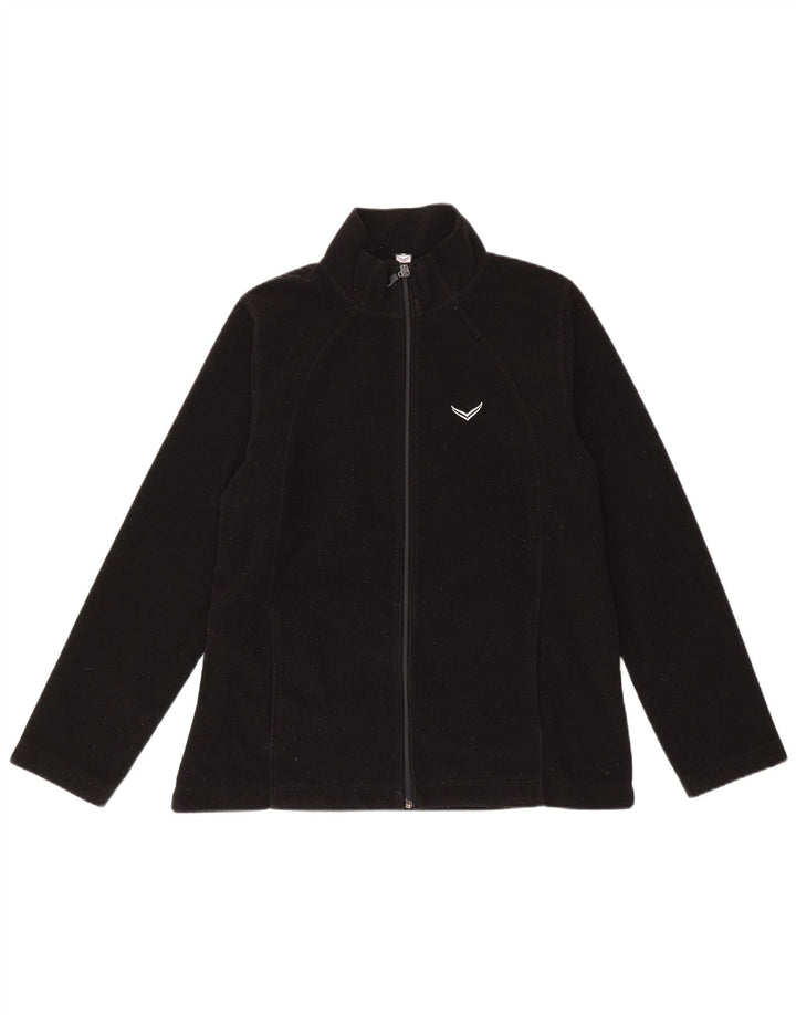 Trigema Chaqueta polar para mujer UK 46 Grande Poliéster negro